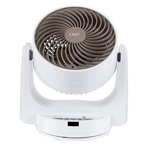 Ozeri Brezza Iii Dual Oscillating 10" High Velocity Desk Fan,White #TOP5