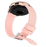 - mit Schnellspannfeder De Galen DIY Sport Silikon Uhrenarmband für Samsung Galaxy Watch 20 mm 42 mm 46 mm Band für Samsung Gear Sport/Gear S2 Classic Silikon Uhrenarmband (Farbe: Pink, Größe: 20 mm S2Classic Sport)