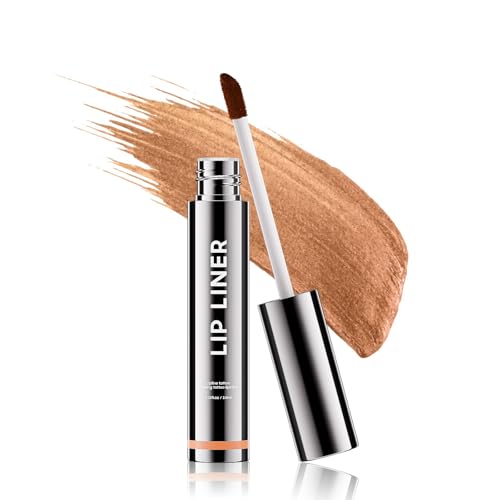 Image of Lip Liner Stain Peel off - Waterproof & Long Lasting Peel Lip Stain Non-Stick Cup, Enhancing Complexion & Nourishing for All Skin Types, Create A Natural Lip Color (Cocoa)
