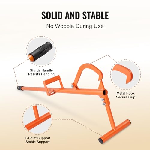 Happybuy Timberjack, 46.5 in, 4 in 1 Heavy Duty Steel Log Lifter, Multifunctional Log Roller Adjustable Cant Hook, Logging Tools Log Jack, Forestry Multitool for Rolling Cutting Lifting Logs - Thumbnail 5