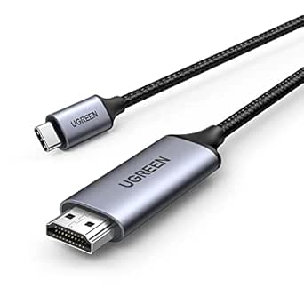 UGREEN USB C to HDMI Cable 4K@60Hz 1440P@120Hz 1080P@240Hz Type C Thunderbolt 5 4 3 HDMI 2.0 HDR Adapter Compatible with iPhone 17 16 15,MacBook Pro Air,Mac Mini,iMac,iPad,Galaxy S25 Ultra S24(2M)
