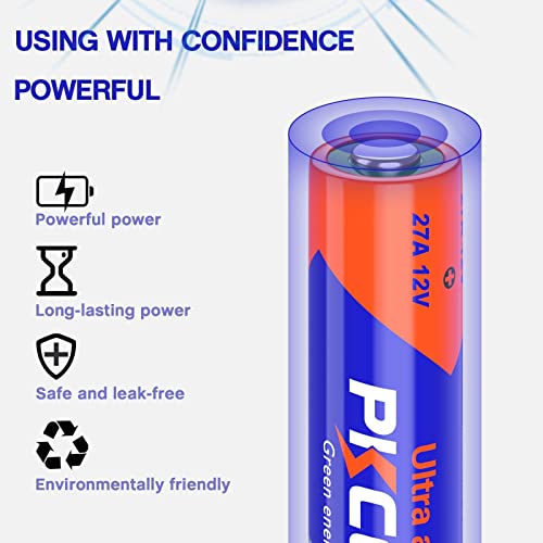 27A Batteries 5 Pack, 12V Alkaline Battery 27A Battery 12V Alkaline A27 27A 12V Batteries 12V Alkaline Batteries 27A 12 Volt Battery For Remote Control #TOP2