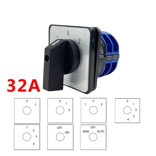 Sélecteur de circuit 32A 660V interrupteur à came rotatif de commande - 2