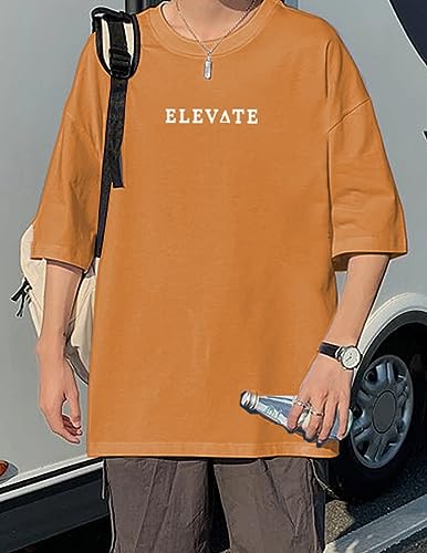 Image of Rigo Printed Oversized T-Shirts for Men | Drop Shoulder T-Shirt for Men