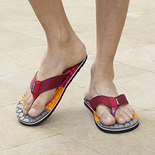 Image of Big Fox Mens Side Stripes Flip Flops /Slippers