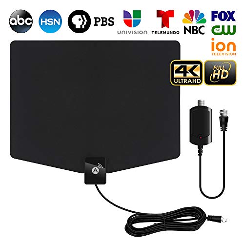 HDTV Antenna,[2020 Latest] Indoor Digital TV Antenna 120+ Miles Long Range with Support 4K 1080p & A - //coolthings.us