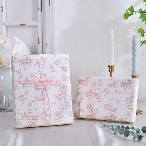 Image of Double Face Lt.Pink Satin Thin Ribbon 1 /8 inch X 50 Yards Polyester Lt.Pink Ribbon for Gift Wrapping Very Suitable for Weddings Party Hair Bow Invitation Decorations and More