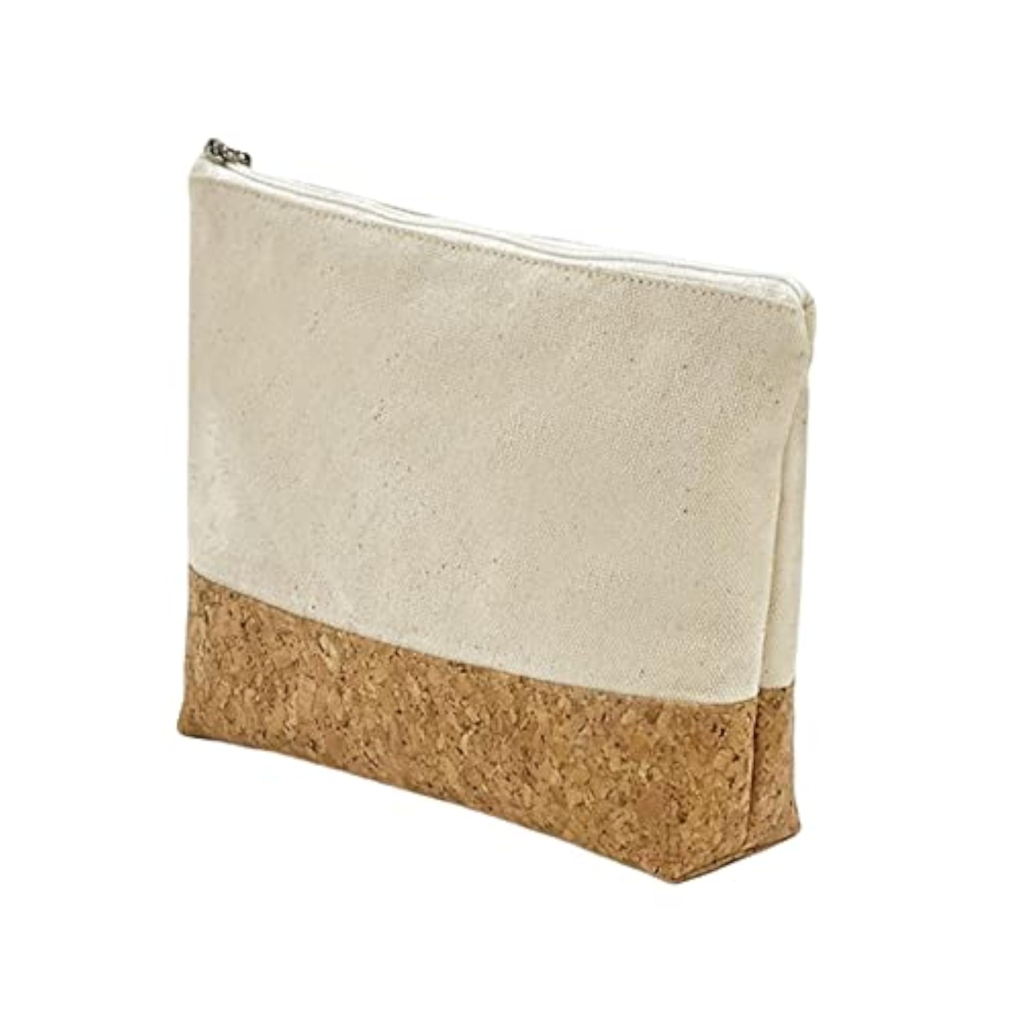 Canvas Makeup Bag with Zipper for Travel