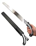 13.7 Inch Extra Long Tree Pruning Saw,Blade replaceable,Heavy Duty for Single-Hand Use - Hand Saw fo