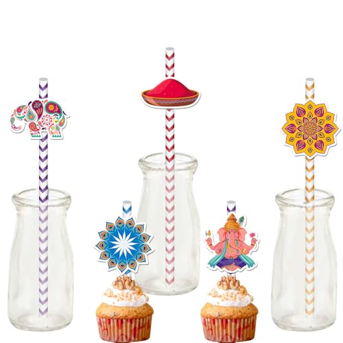 Pitillos de papel para Diwali 24 unidades miniatura 2