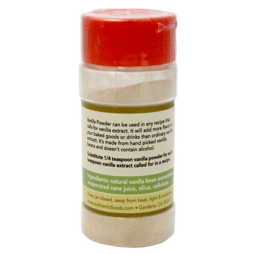 Authentic Foods Vanilla Powder - 3Oz #TOP1