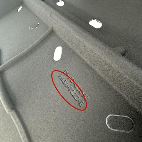 Image of ML3Z-7222-D Splash Panel Shield Under Diaper Gas Motor Fit for Ford F150 2015-2020 with Gasoline Engine Replace ML3Z7222D (Not Fit Raptor Model /Not Fit 3.0L Diesel) (PP Plastic)