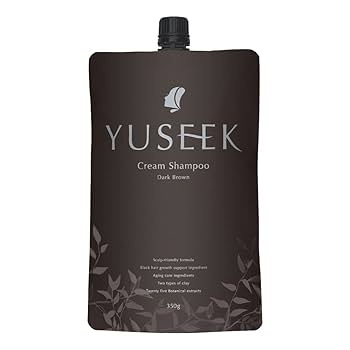 Amazon | YUSEEK クリームシャンプー 白髪用ヘアマニキュア 黒