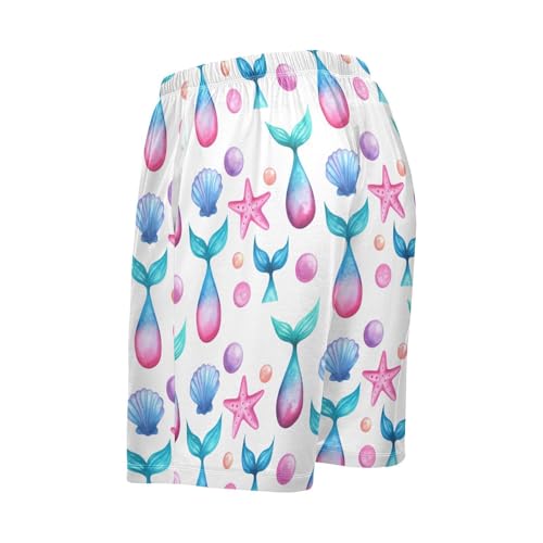 Tail Starfish Pajama Shorts for Men Lounge Pants Lounge Wear Pajama Pants Mens Short Shorts with Pockets, S-XXL3