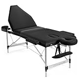 【PREMIUM KOMFORT】: Die Massageliege bietet luxuriöse Polsterung für ultimativen Kundenkomfort. Die Tischplatte und die Armlehnenflügel bestehen aus einer weichen, 5 cm dicken Schicht aus hochdichtem Schaumstoff, und das Gesichtskissen hat einen abnehmbaren Bezug.