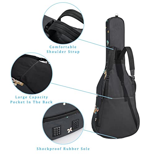 Hondank Housse de protection en éponge épaisse imperméable pour guitare acoustique électrique basse classique… - Les Beatles, Paul McCartney, John Lennon, RIngo Starr, George Harrison Hondank Housse de protection en éponge épaisse imperméable pour guitare acoustique électrique basse classique… – Image 4