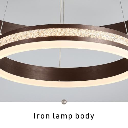 Lampe suspendue LED tricolore à intensité variable et hauteur réglable - 7