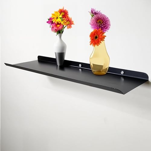 Curated visual reference: Floating Wire Wall Shelves For Penthouse Rooms Reference: Organizemee Metal Floating Shelf For Wall Set Of 3 Floating