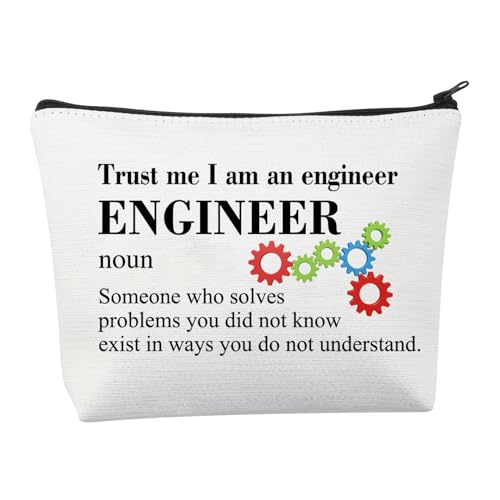 Borsa da viaggio per cosmetici da ingegnere meccanico regalo futuro Trust Me I am an Engineer Cosmetic Travel Bag Trousse per trucchi alla moda