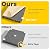 12 Pack Self-Adhesive Sound Proof Foam Panels,12 X 12 X 2 inches Acoustic Foam,High Resilience Sound Proofing Padding for Wall,Sound Absorbing Panels Suitable for Home Studios, Offices - Black & Gray