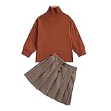 【Ocasiones】 Perfecto para uso diario, juegos al aire libre, escuela, compras, fiesta de cumpleaños, fiesta de baile, día familiar, vocación, fotografía y vacaciones, como Acción de Gracias, Navidad, Año Nuevo o Día de San Valentín. Trajes de otoño para niñas adecuados para otoño, invierno y primavera.