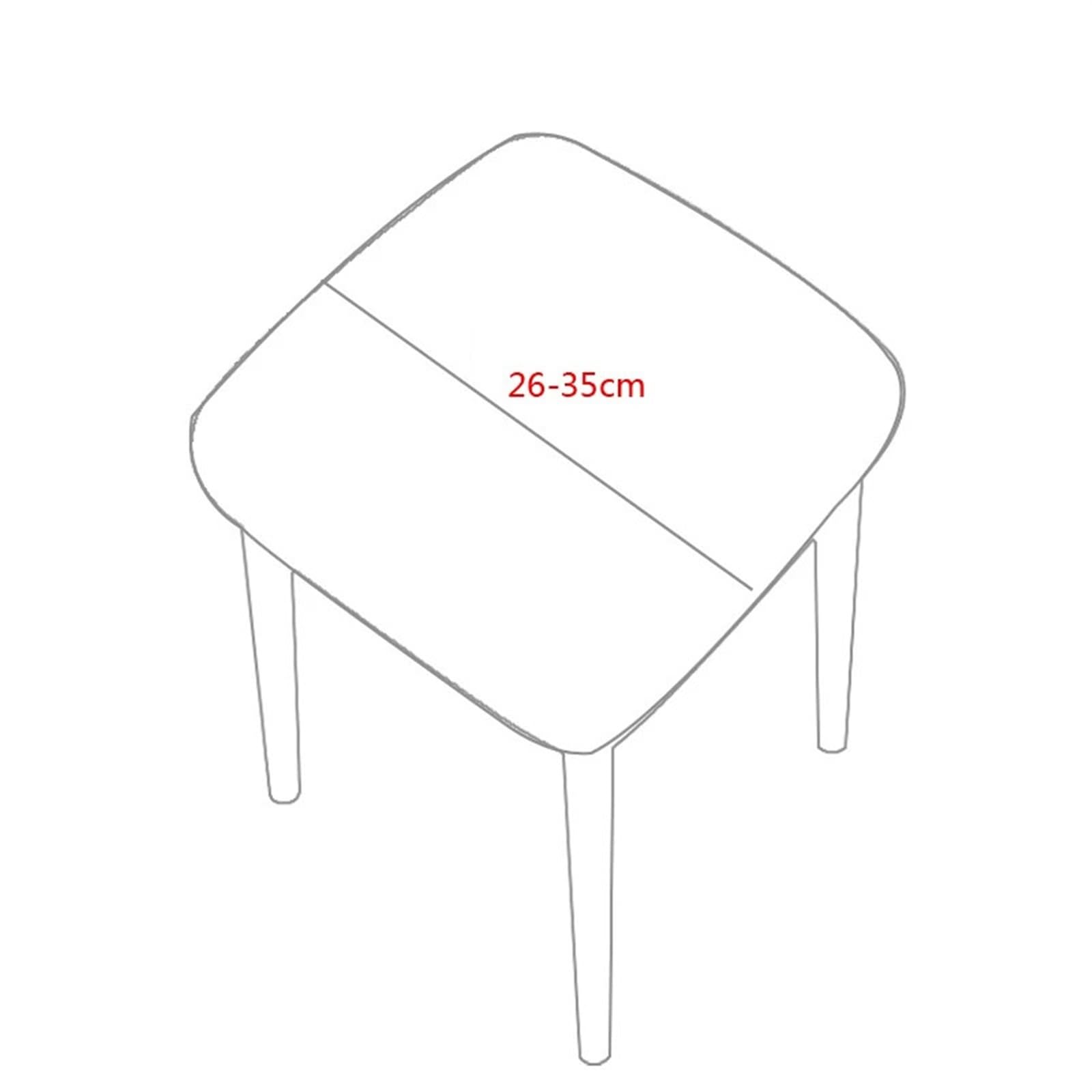 Coprisedia rimovibili, in tinta unita, elastici, quadrati, per sgabelli di casa, ed eleganti coperture per sgabelli (set da 14)