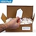 SmartSign White Price Tags with Pre-Strung Loop Strings - Pack of 1000 Marking Tags, Size-8, 12pt Thick Blank Merchandise Tags, 1.75