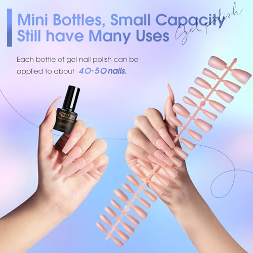 Set de 12 Esmaltes en Gel ROSALIND Fluorescentes miniatura 5
