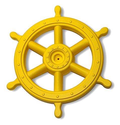 Eastern Jungle Gym Jumbo Captain's Ship Wheel Pirate Wheel Deluxe Swing Set Accessory for Wooden Playset - Thumbnail 5