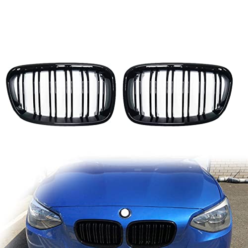 Grilles de calandre noir brillant de style racé pour BMW Série 1 F20 F21