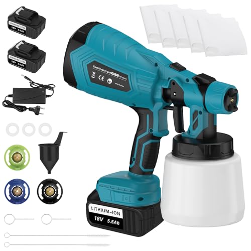 KEATFE Sistema di Spruzzatura a Batteria 1000 ml con Batteria 5500 mAh