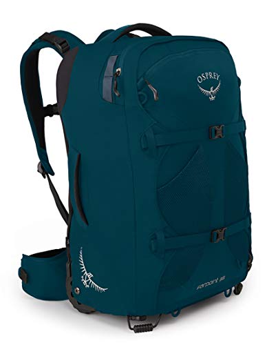 Osprey Farpoint 36 Men's Wheeled Luggage, Petrol Blue