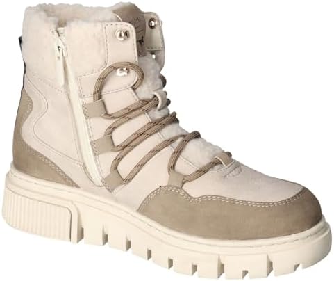 MUSTANG 1397-602 Stivaletti Donna Alla Moda Con Lacci E Cerniera - Fodera Calda - 4