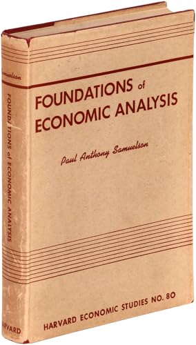 Foundations of Economic Analysis B001KH1H7M Book Cover