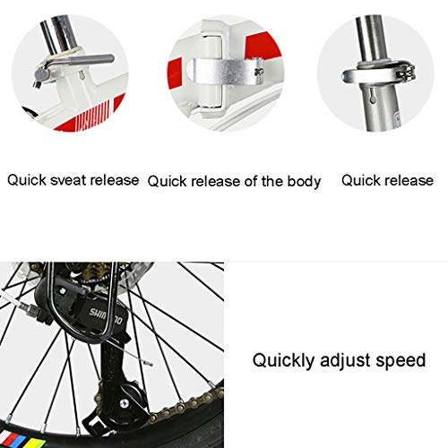 20-inch vouwfiets - studentenvouwfiets voor heren en dames Vouwfiets/fiets met variabele snelheid/fiets met 7… - Afbeelding 8