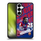 Head Case Designs Officially Licensed FC Barcelona Jules Koundé 2023/24 First Team Gel Armor Case [Military Grade Drop Protection] Compatible with Samsung Galaxy S25+
