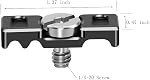 AngelReally Camera Lock Clamp and Protector - Aluminum Alloy Tether DSLR Cable Lock Clip for Most DSLR Cameras