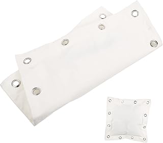 INOOMP 1 conjunto de tapete de boxe de parede de boxe de parede para boxe de mesa, saco de pancada, saco de boxe, almofadas de parede de boxe para montagem na parede, almofadas de pancadas engrossadas de lona branca