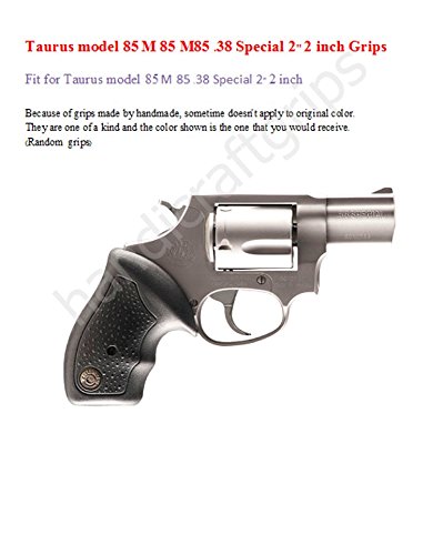 Handicraftgrips T2W02## New Taurus Model 85 856 M 85 M85 M856 .38 Special 2" 2 Inch Grips Hard Wood Checkered Finger Groove Handmade Handcraft Birthday Gift Fathers Day Sport For Men Man Design #TOP3