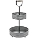 HUBERTÂ® Galvanized Metal Stand 2-Tier Display Stand - 14
