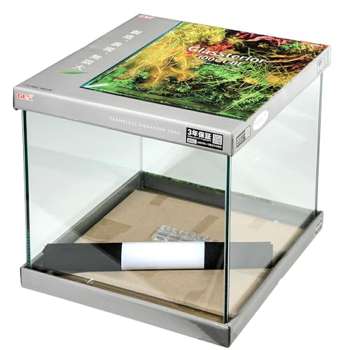 GEX AQUARIUM グラステリア300キューブ 水槽3年保証フレームレス水槽W30×D30×H30cm 約24L