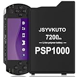 JSYVKUTO 2 Pack 7200mAh PSP1000 Battery, New 0 Cycle Upgraded Higher Capacity Replacement Battery for Sony...