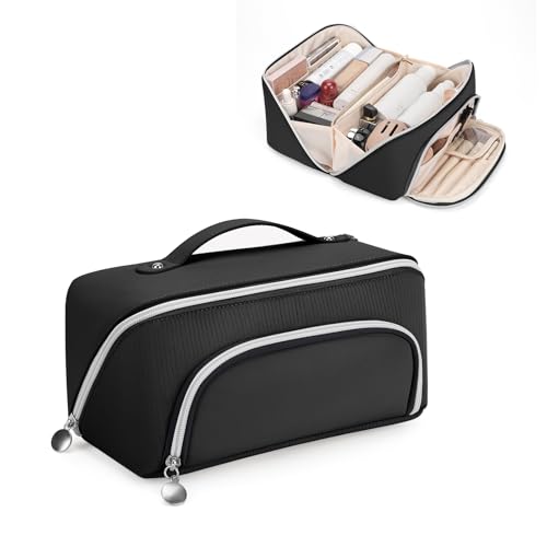 Trousse de maquillage grand format idéale en voyage pour organiser tous vos produits de beauté