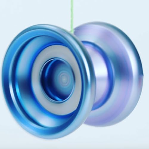 YoYo Factory Shutter Jo jo – Unresponsives Profi Yoyo aus Vollmetall – Leerlauf JoJo mit Kugellager – Von Weltmeister Gentry Stein genutzt – Spielzeug für Kinder & Erwachsene - Galaxy