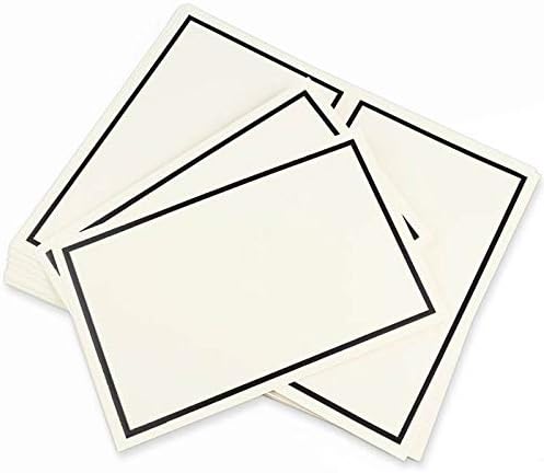 LCI White Gold 2up Printable Card - A9 (5 1/2 x 8 1/2) Foil Border, 65lb Cover, 25 Pack