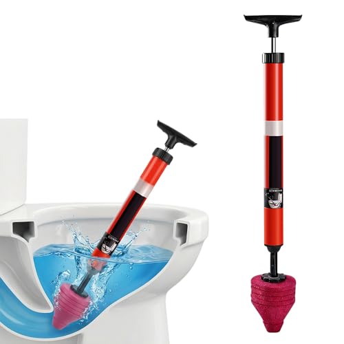 180 Drehung Rohrreinigungspumpe 2026 Neu Hochdruck Abflussreiniger Pumpe Saugglocke Abfluss Toiletten Pömpel Abflusspumpe Hochdruck-Toilettenreinigung für Toiletten Waschbecken (1PC)