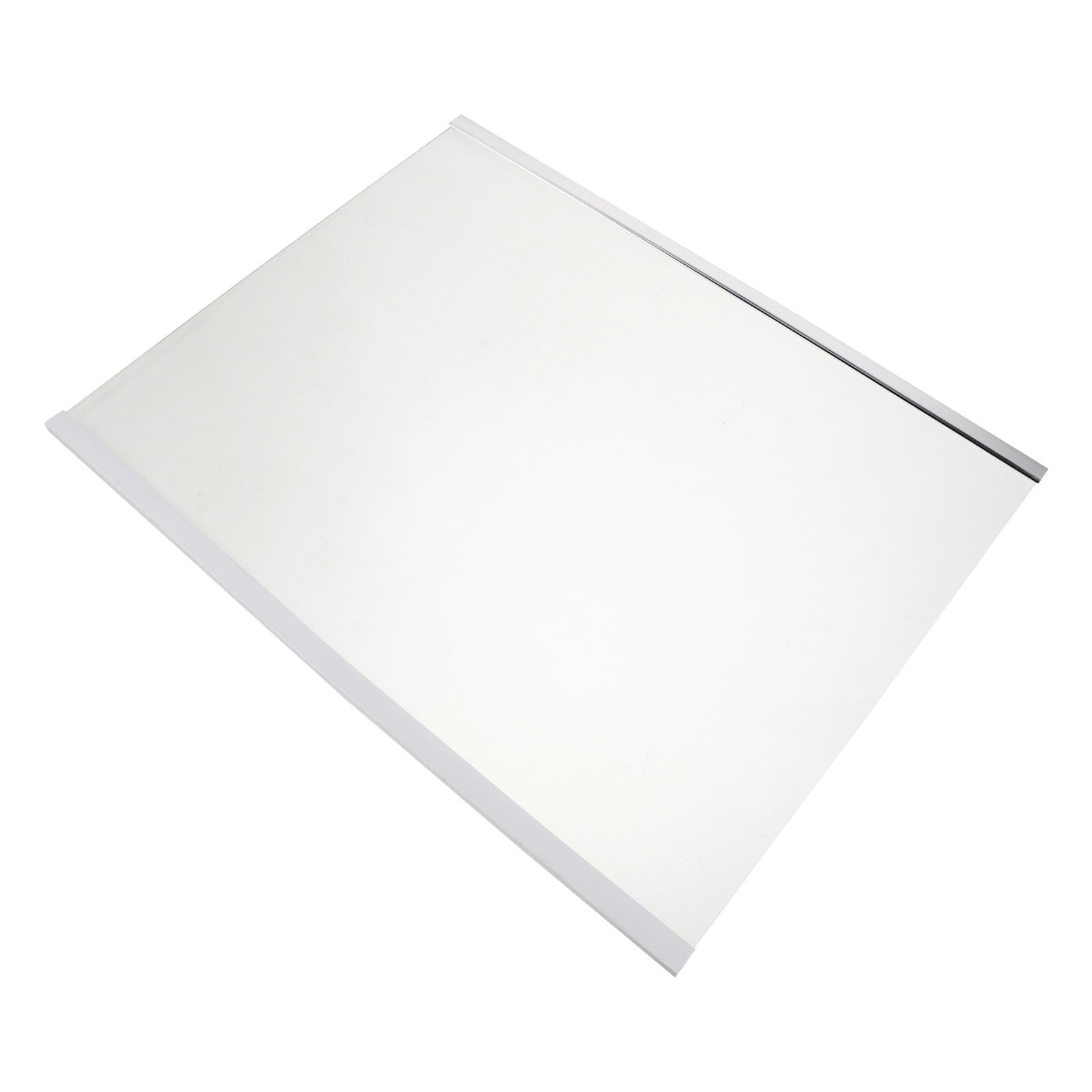 Ripiano Frigo in Vetro Temperato 17, 32x13, 58 Pollici | Pannello Divisorio Trasparente, Bordi senza Sbavature, per Freezer e Cucina