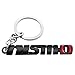 QYJS Keychain keyring For Nissan nismo almera altima march tiida pathfinder Sylphy Murano Frontier Metal Key Chain Ring Car Styling