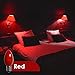 Box of 25 7 Watts C7 Ceramic Red Light Bulbs Colored C7 120 Volts Candelabra E12 Base Steady Burning Great for Night Lights String Lights and Christmas Decorations