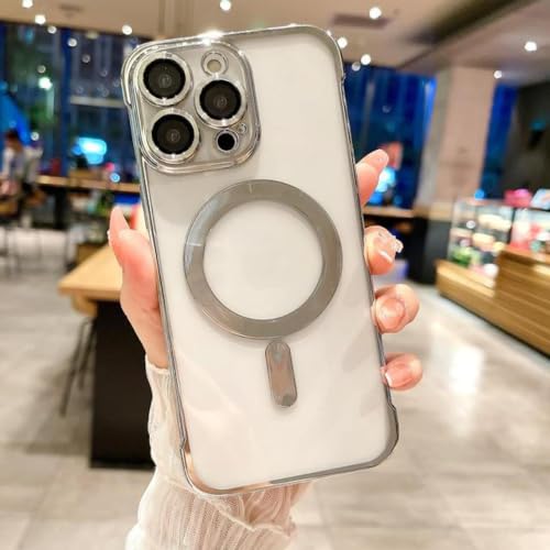 Étui de charge sans fil magnétique pour iPhone 14 couverture objectif